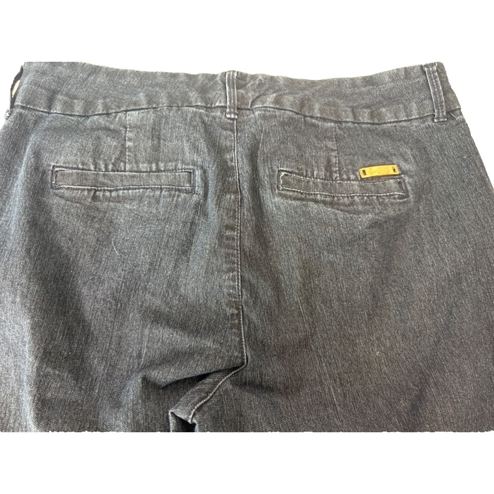 Ellen Tracy Womens Straight Leg Pants Size 10 Dark Wash Career Casual Trousers - Picture 4 of 4